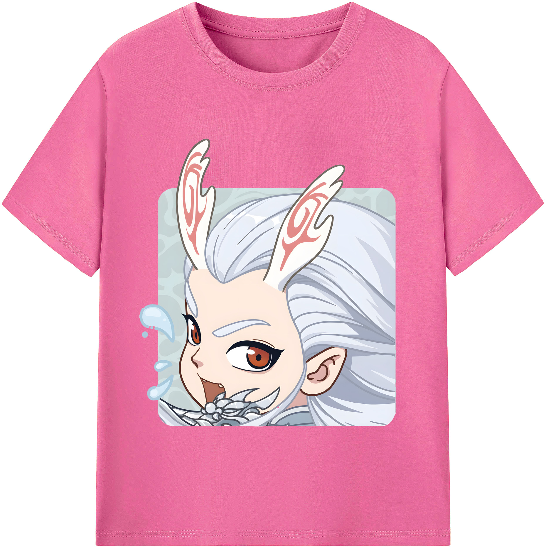 （画像用） Ne Zha 2 ナタ 魔童の大暴れ レディースカジュアルプリントTシャツ（綿100％）